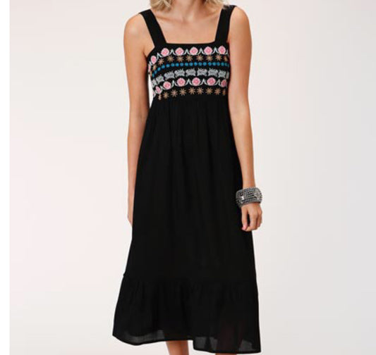 Dresses Women’s Roper 03-057-0565-3038 Sun Dress w/embroidery