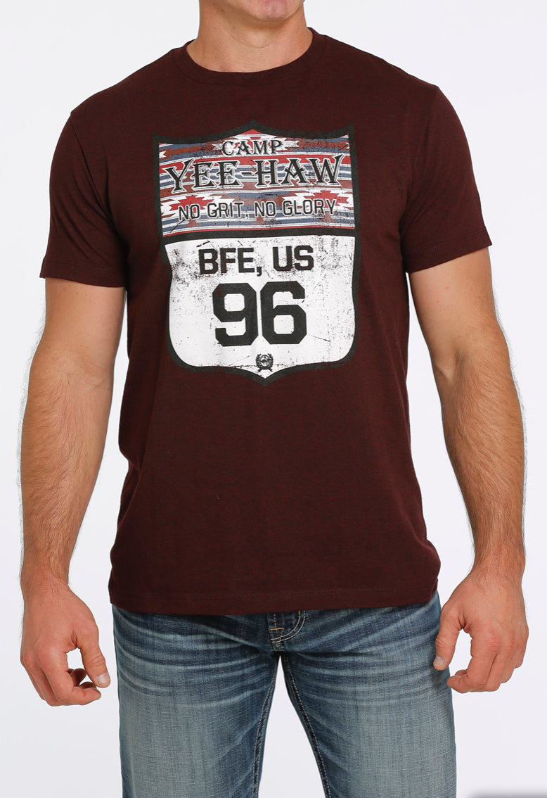 Shirts Men’s Cinch No Grit No Glory Tee MTT1690542