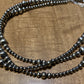 15” 4,5,6,8 mm Navajo pearl graduated necklace 016