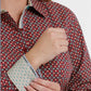 Shirts Women’s Cinch Button Up. MSW9165013 Red. ERKU-EE