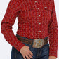 Shirts Women’s Cinch Red Snap Up