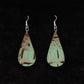 Jewelry Blazin Roxx Turquoise leather earrings 30955