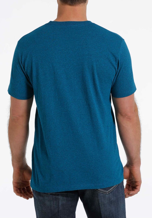 Shirts Men’s Sale Cinch Logo Heather Teal Short Sleeve Tee MTT1690464