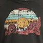 Outerwear Men’s Rock&Roll Denim Graphic Hoodie