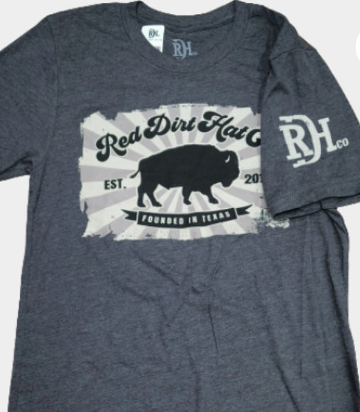 Shirts Unisex Red Dirt Hat Co. Founded Tee RDHC-T-60