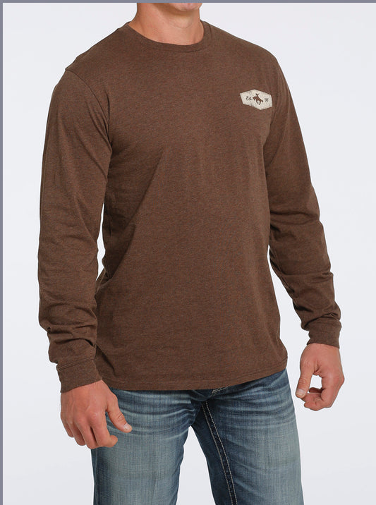 Shirts Men’s Cinch Brown Cinch Logo Tee MTT1721003