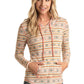 Outwear Women’s Rock & Roll Apricot Aztec Hoodie WLWT94RZIP