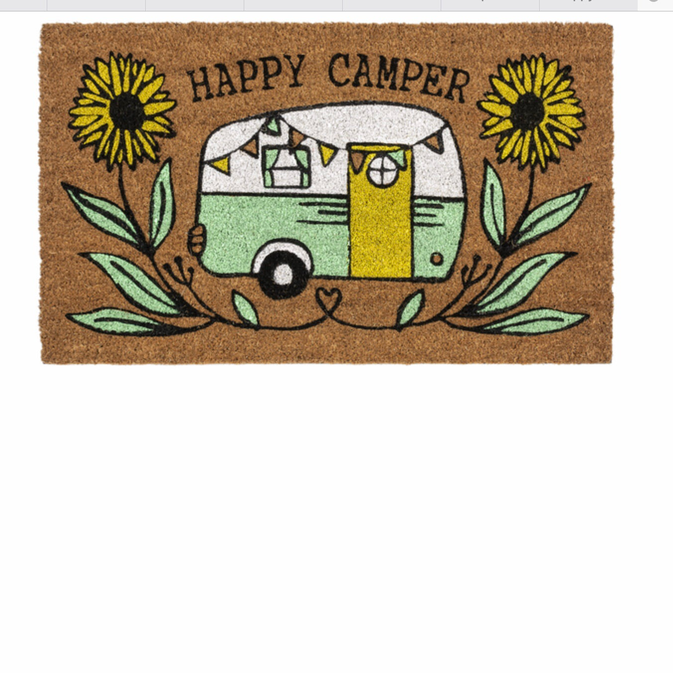 Giftware Happy Camper Doormat CB172260