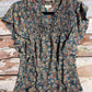 Shirt Women’s Voy Blue Floral Print Top 32059-1