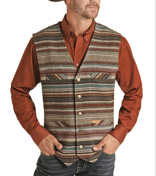 Outerwear Men’s Rock&Roll Powder River Serape Nevada Vest