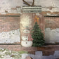 Home Decor Christmas Snow Man Jar Sing