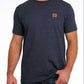 Shirts Men’s Cinch Heather Navy Tee MTT1690521