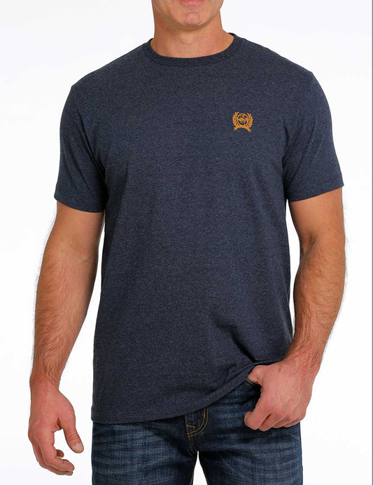 Shirts Men’s Cinch Heather Navy Tee MTT1690521