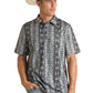 Men’s Shirts Charcoal Aztec Rock & Roll Polo RRMT51RZMJ