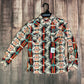 Shirts Kids Girls Rock and Roll Geo Stripe Snap Up RRGSOSRZOZ