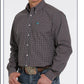 Shirts Men’s Cinch Long Sleeve Button Down Navy Red Teal Plaid MTW1105360
