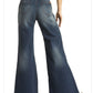 Women’s High Rise Palazzo Flare Jeans WHF3529