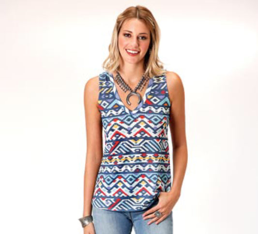 Shirts Women’s Aztec Roper Knit Tank Top Sale. No refunds on Clearance items.