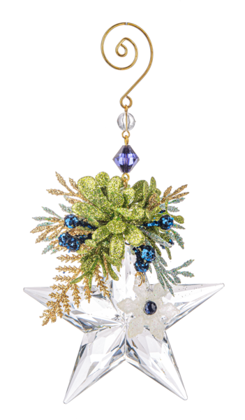 Giftware Mistletoe Star Christmas Ornament KK594