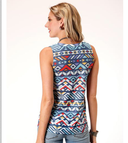 Shirts Women’s Aztec Roper Knit Tank Top Sale. No refunds on Clearance items.