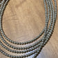 18 inch 4 mm Navajo pearl necklace 021