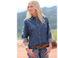 Shirts Women’s Denim with embroidery