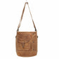 Purse Myra Bag FLAP POCKET LEATHER SHOULDER BAG S-0969