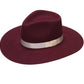 Hats M&F LADIES PINCH FRONT MERLOT HAT T7810009