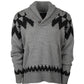 Outerwear Men’s Denali Sweater Gray Aztec STS2793