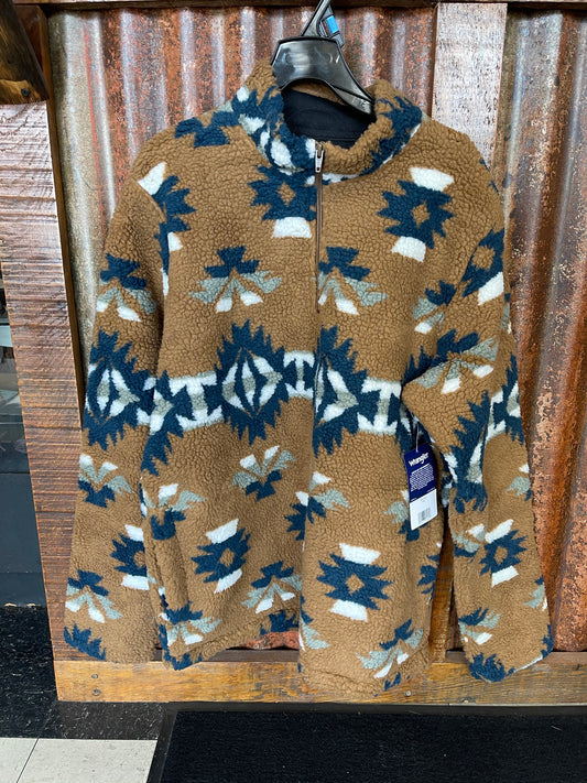 Men’s Outerwear Wrangler Pullover Multi Brown MZ316EREG00