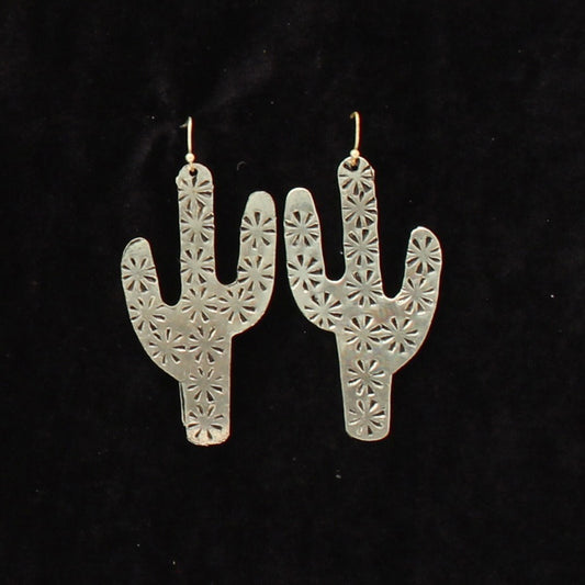 Jewelry Silver Strike Cactus Earrings D460014036