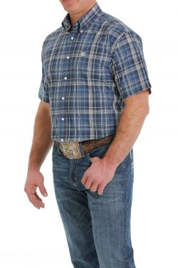 Shirts Men’s Cinch Plaid Short Sleeve  MTW1111419