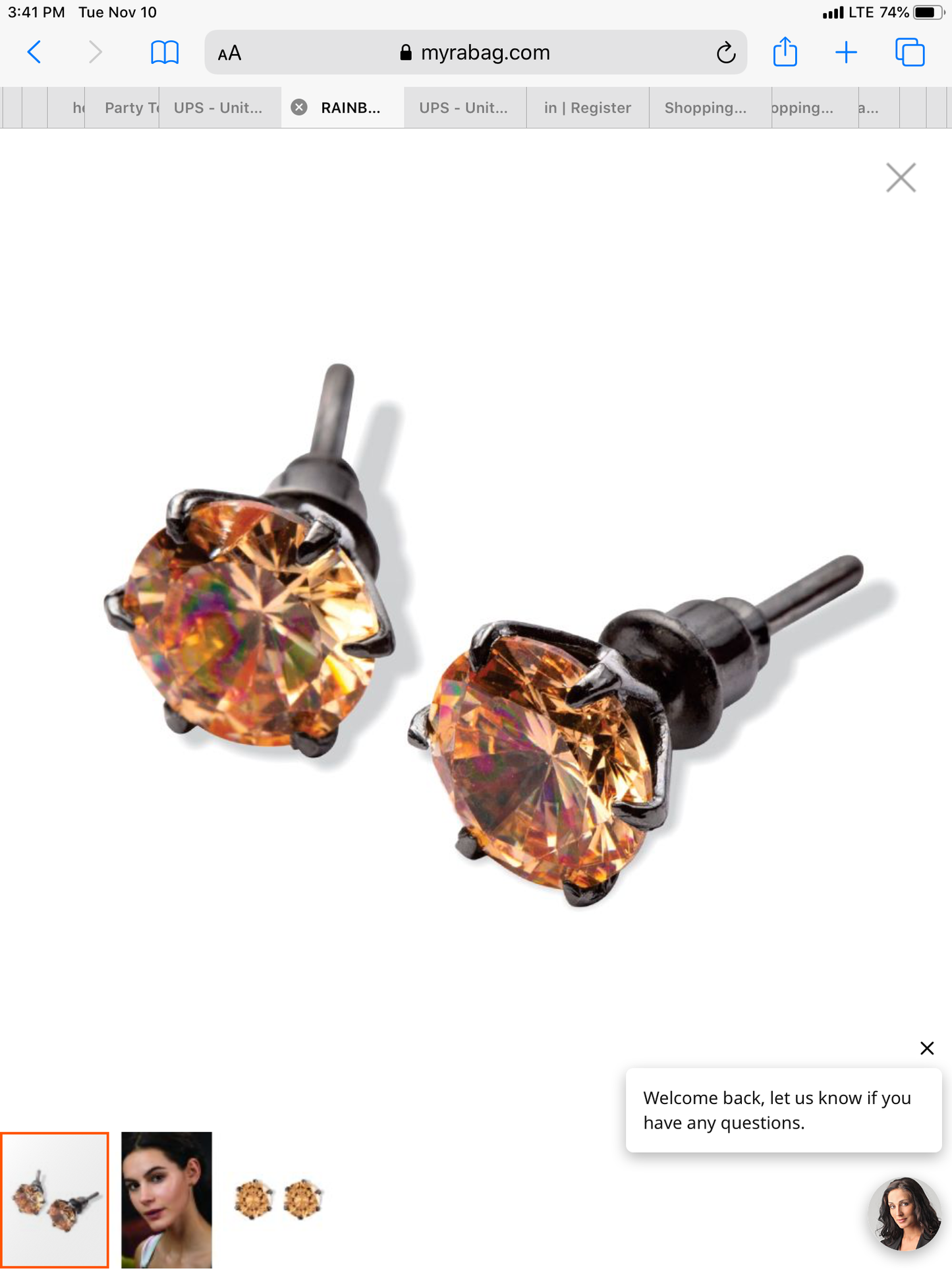 Jewelry earrings S-1733