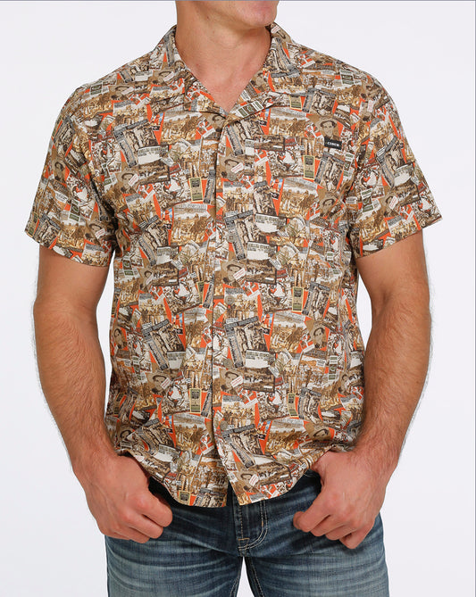 Shirts Men’s Cinch Camp Shirt MTW1401010