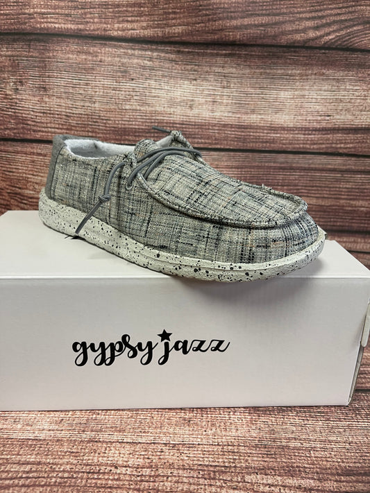 Shoes Women’s Gypsy Jazz Plaid Sparkle Grey GJSP0294-032