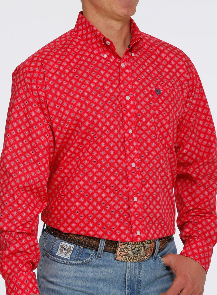 Shirts Men’s Cinch Red MTW1105398