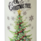 Giftware Oh Christmas Tree Faux Candle MX185511