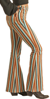 Strip Sale exchange only. Women’s Jeans Rock and Roll Striped Pull On