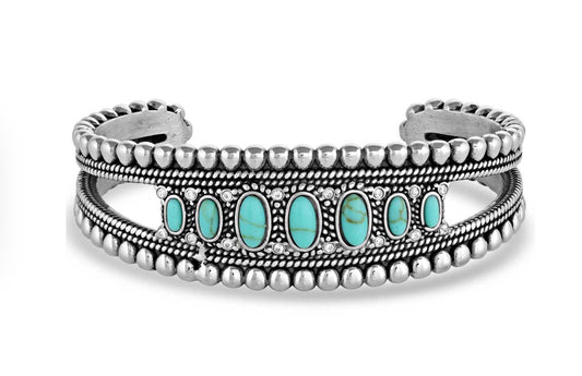 Jewelry Montana Silversmith Lucky Roads Turquoise Cuff BC5467