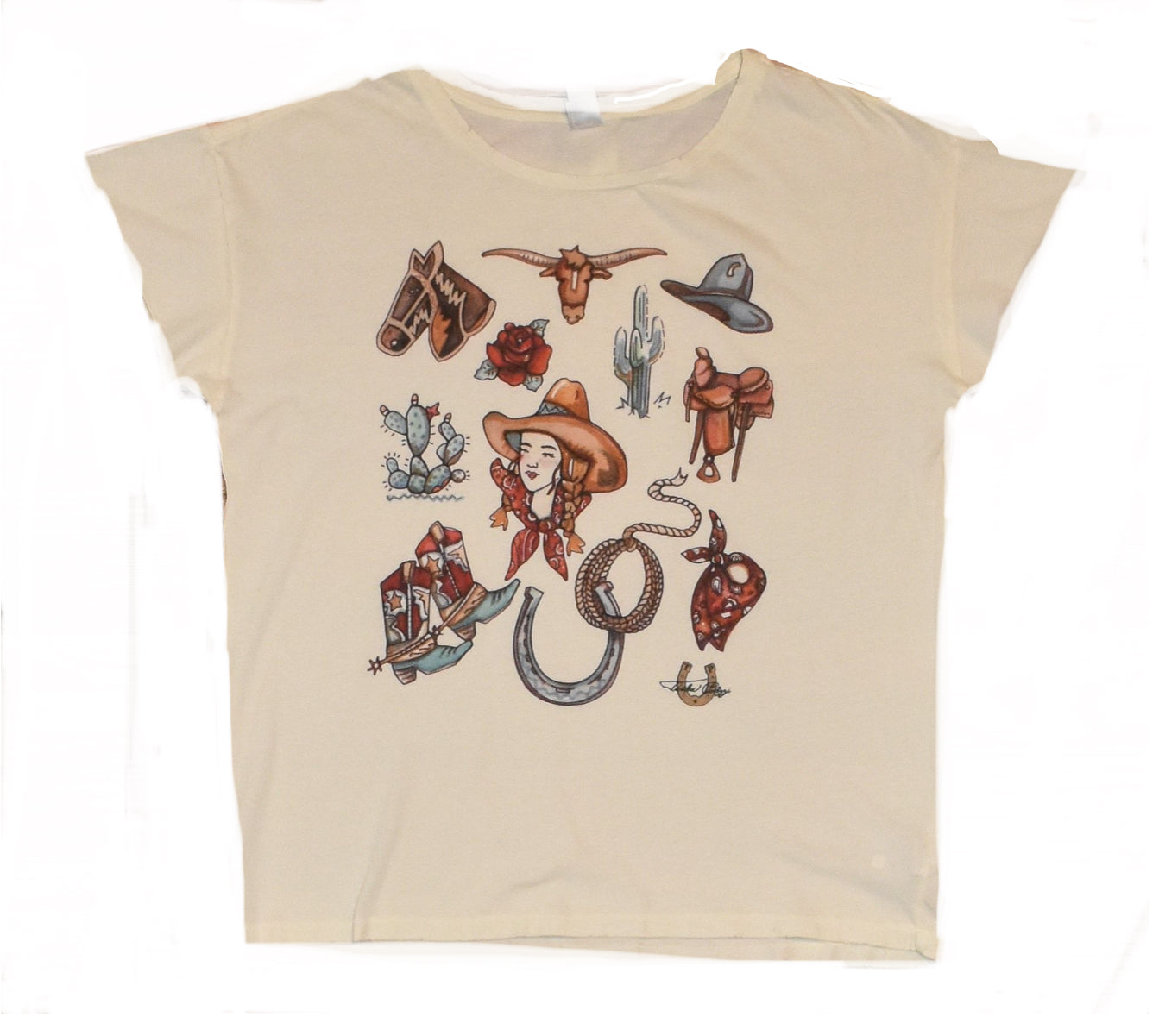 Shirts Women’s Folk Art Short Sleeve 341132S