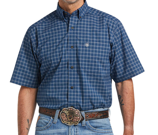 Men’s Ariat Short Sleeve Button Down Skyfall 10039749