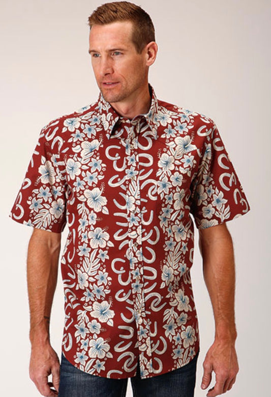 Shirt Men’s Roper Short Sleeve Hawaiian 03-002-0064-0300