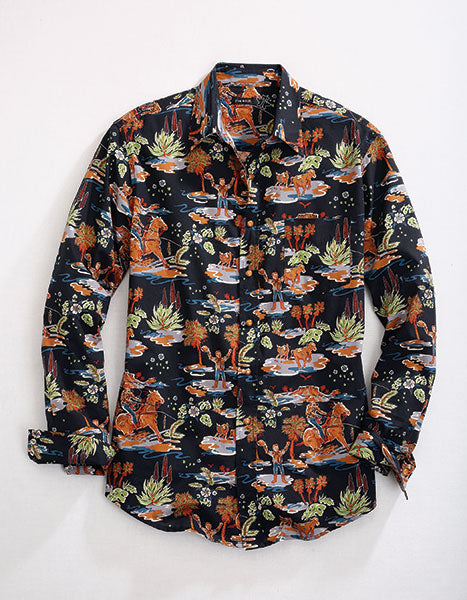Shirts Men’s Hawaiian Rodeo Print