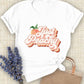 Shirts Women’s Crew Neck T-Shirt Just Peachy White