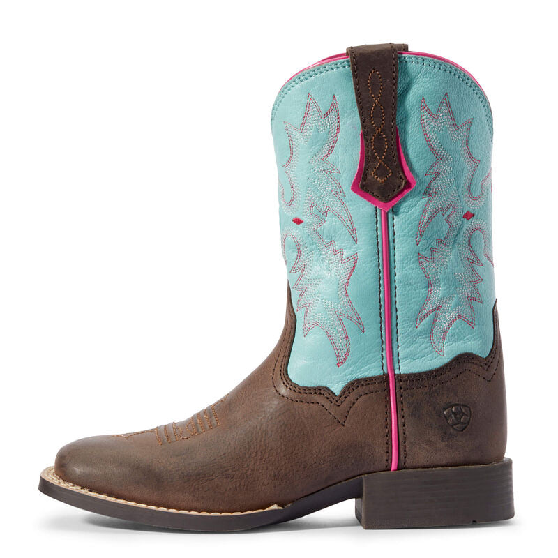 Boots Kid’s Ariat Tombstone Light Blue & Brown 10031516