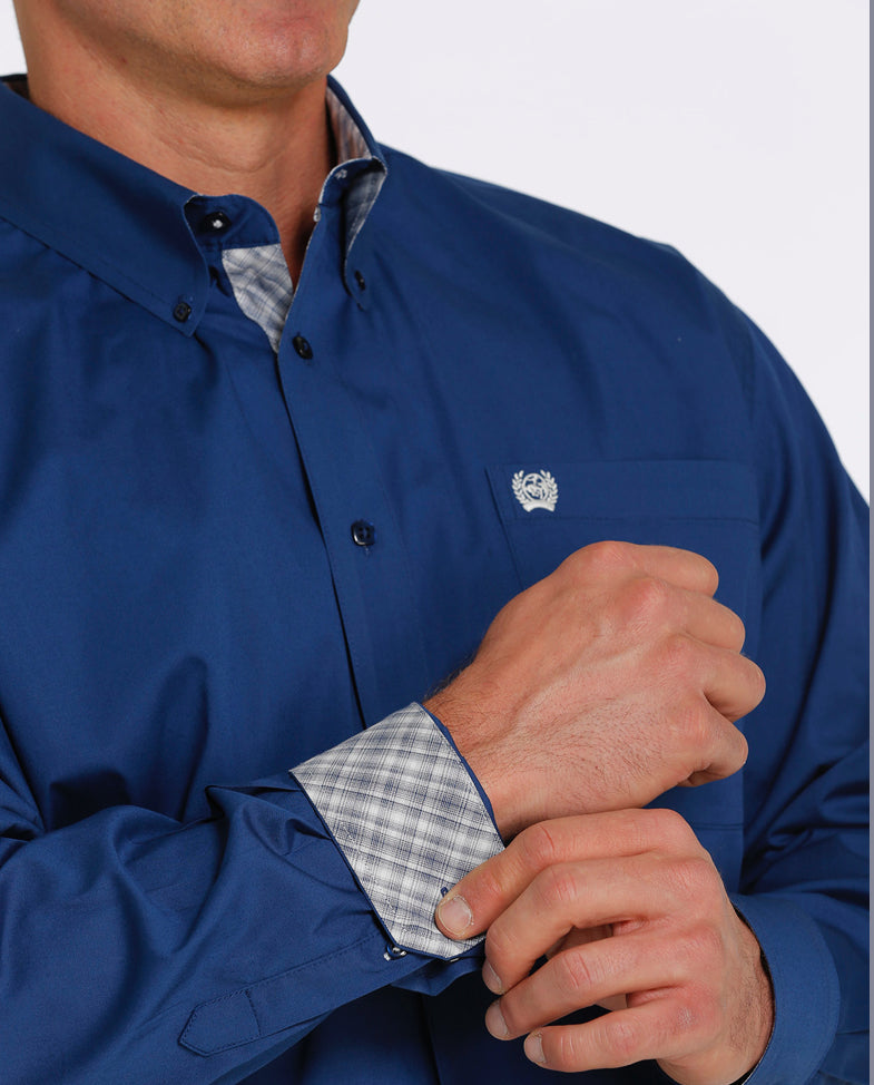 Shirts Men’s Cinch Royal Blue MTW1105445