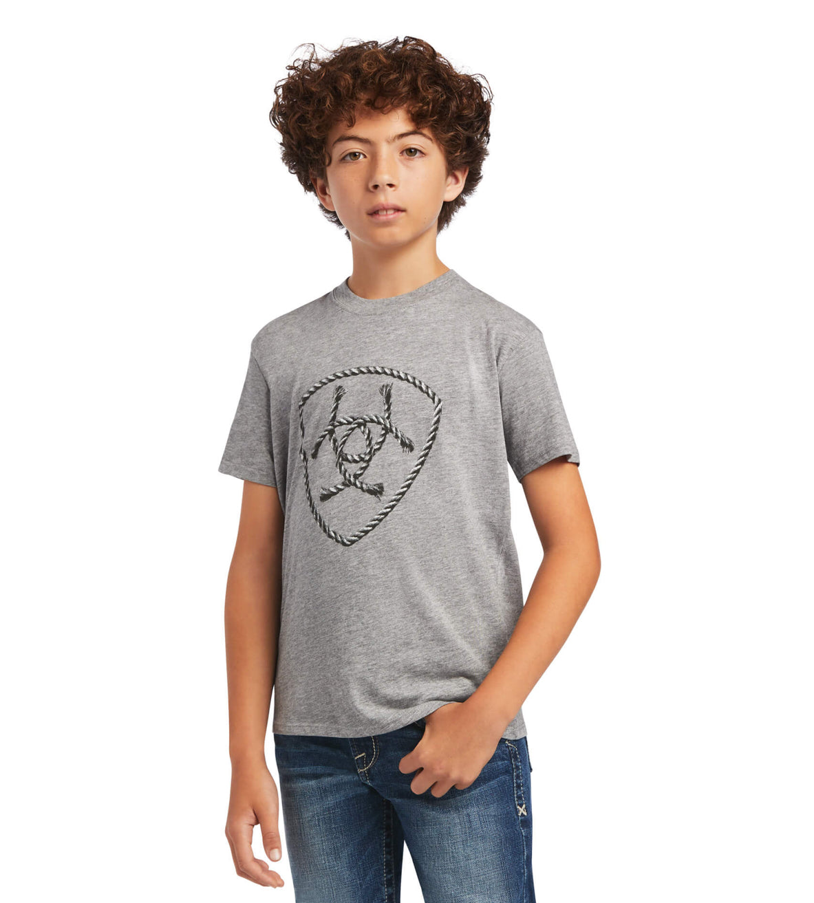 Shirts Kid’s ARIAT Rope Shield T Shirt 10040888