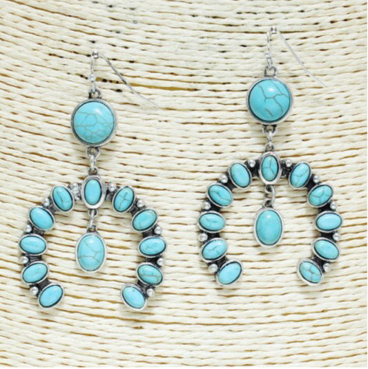 Jewelry Earrings Silver Naja Turquoise Earring AE3675