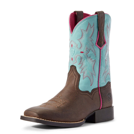 Boots Kid’s Ariat Tombstone Light Blue & Brown 10031516