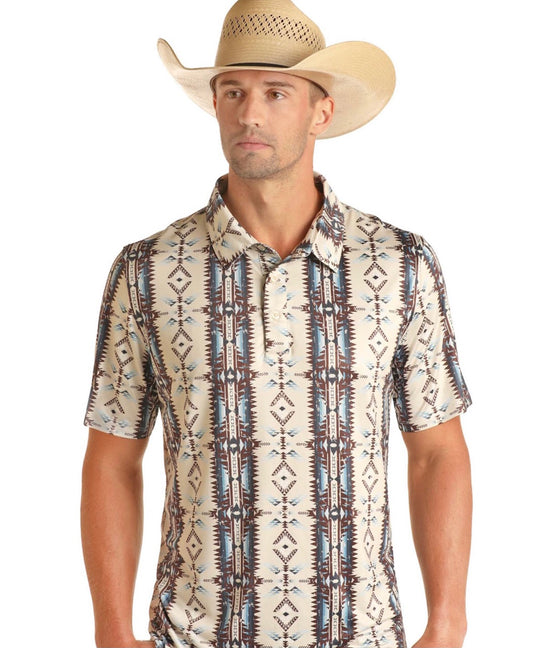 Shirts Men’s Polo PPMT53RZ77 Aztec